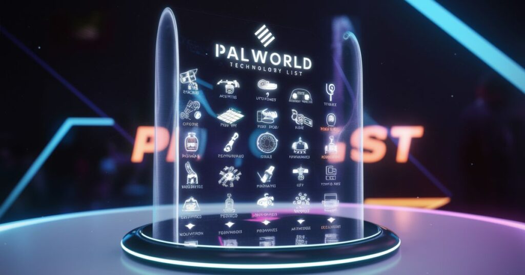 Palworld Technology List